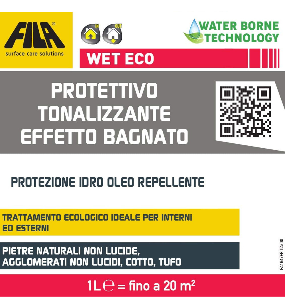 Wet Eco FILA  Protettivo Tonalizzante ad Effetto Bagnato 1Lt